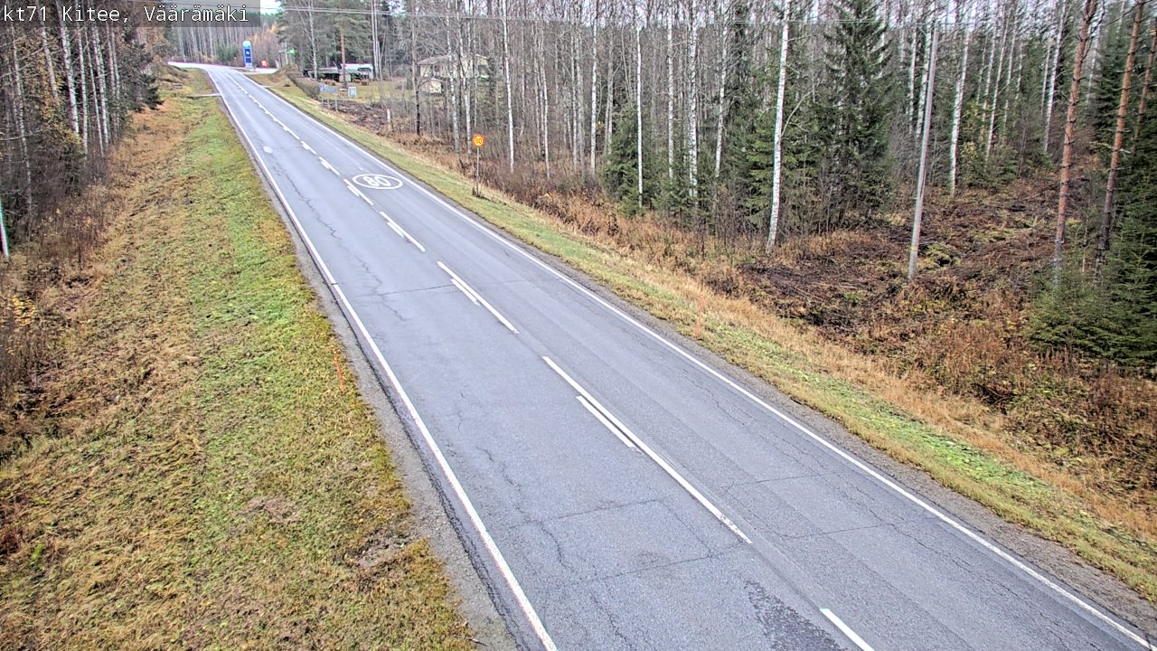 Kelikamerat Kuva Tie 71 Kitee, Väärämäki, Kitee, Pohjois-Karjala