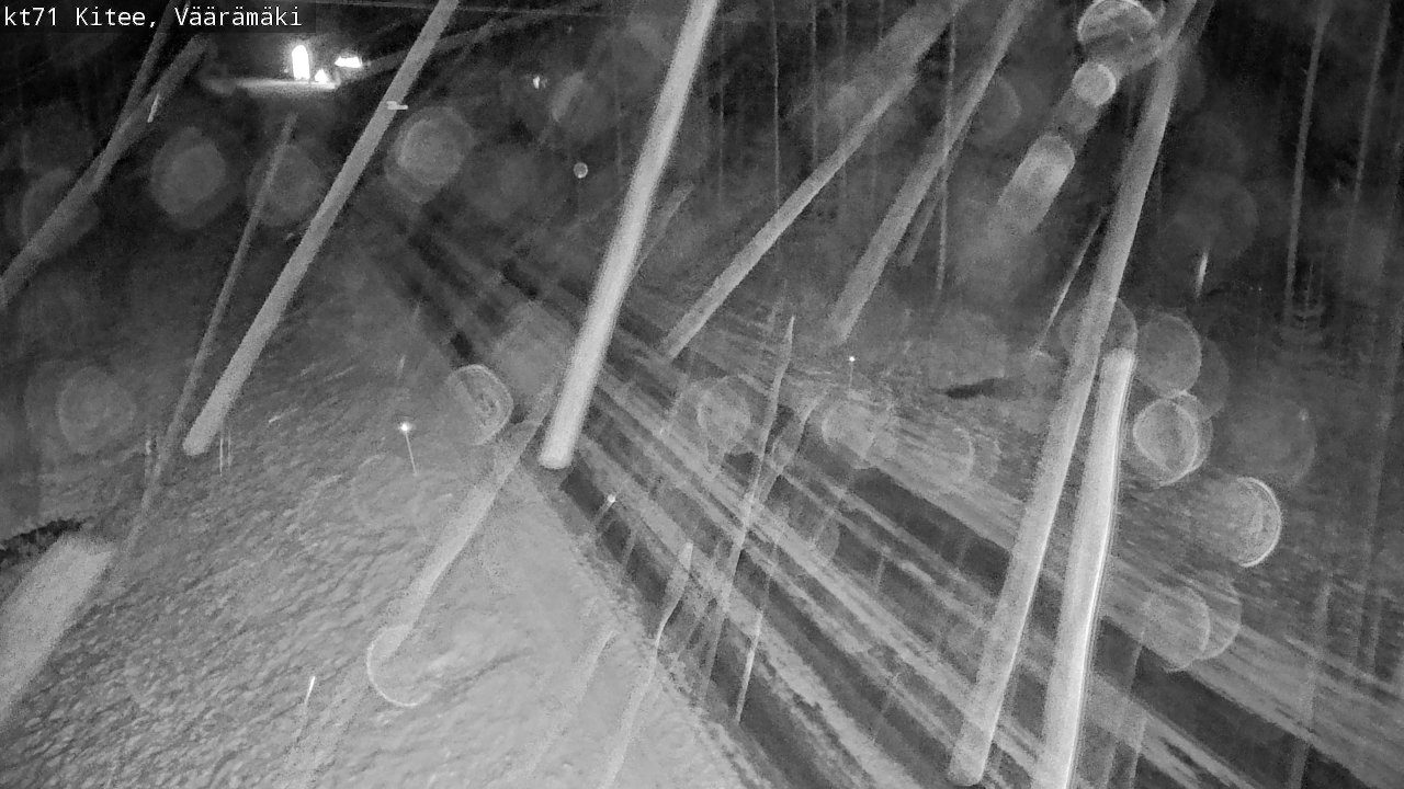 Weather Camera Image Väg 71 Väärämäki, Kitee, Pohjois-Karjala