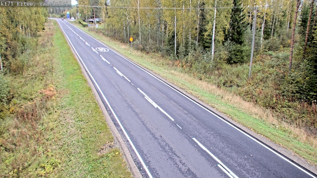 Kelikamerat Kuva Tie 71 Kitee, Väärämäki, Kitee, Pohjois-Karjala