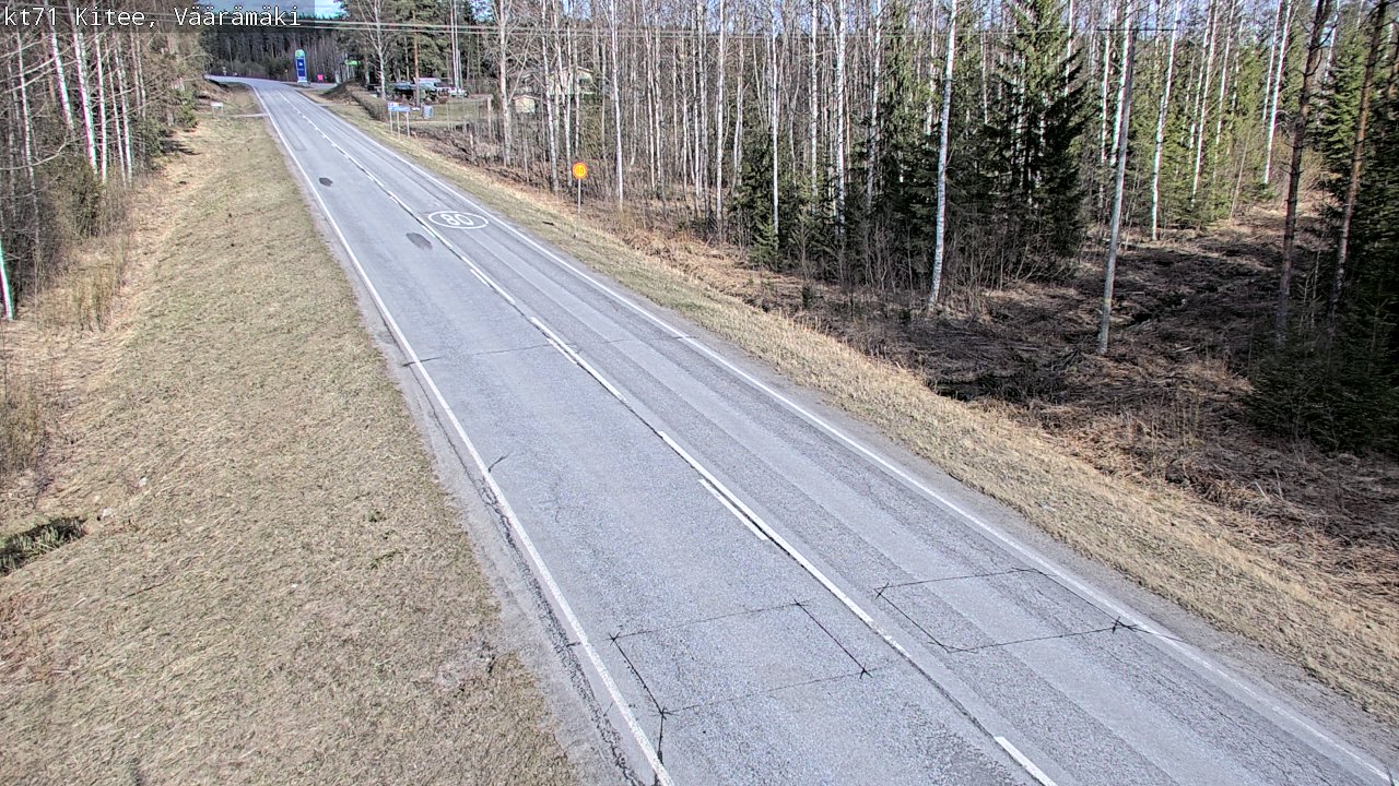 Kelikamerat Kuva Tie 71 Kitee, Väärämäki, Kitee, Pohjois-Karjala