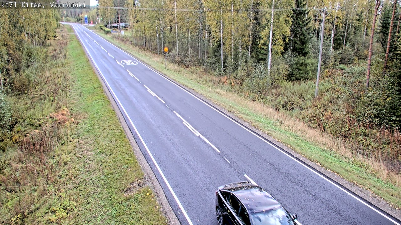Kelikamerat Kuva Tie 71 Kitee, Väärämäki, Kitee, Pohjois-Karjala