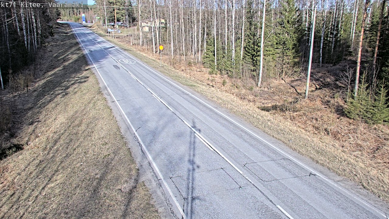 Kelikamerat Kuva Tie 71 Kitee, Väärämäki, Kitee, Pohjois-Karjala