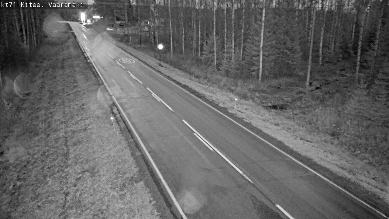 Kelikamerat Kuva Tie 71 Kitee, Väärämäki, Kitee, Pohjois-Karjala