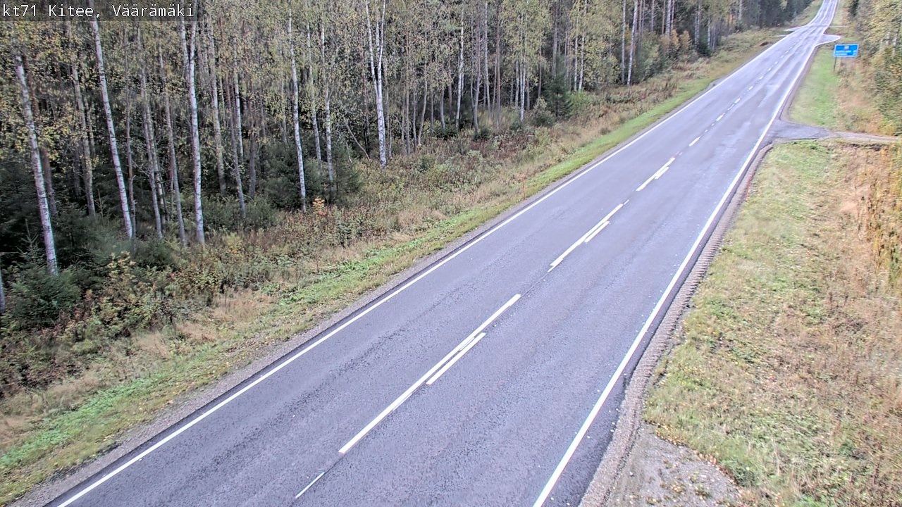 Kelikamerat Kuva Tie 71 Kitee, Väärämäki, Kitee, Pohjois-Karjala