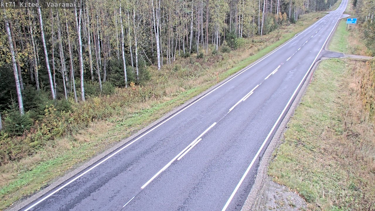 Kelikamerat Kuva Tie 71 Kitee, Väärämäki, Kitee, Pohjois-Karjala