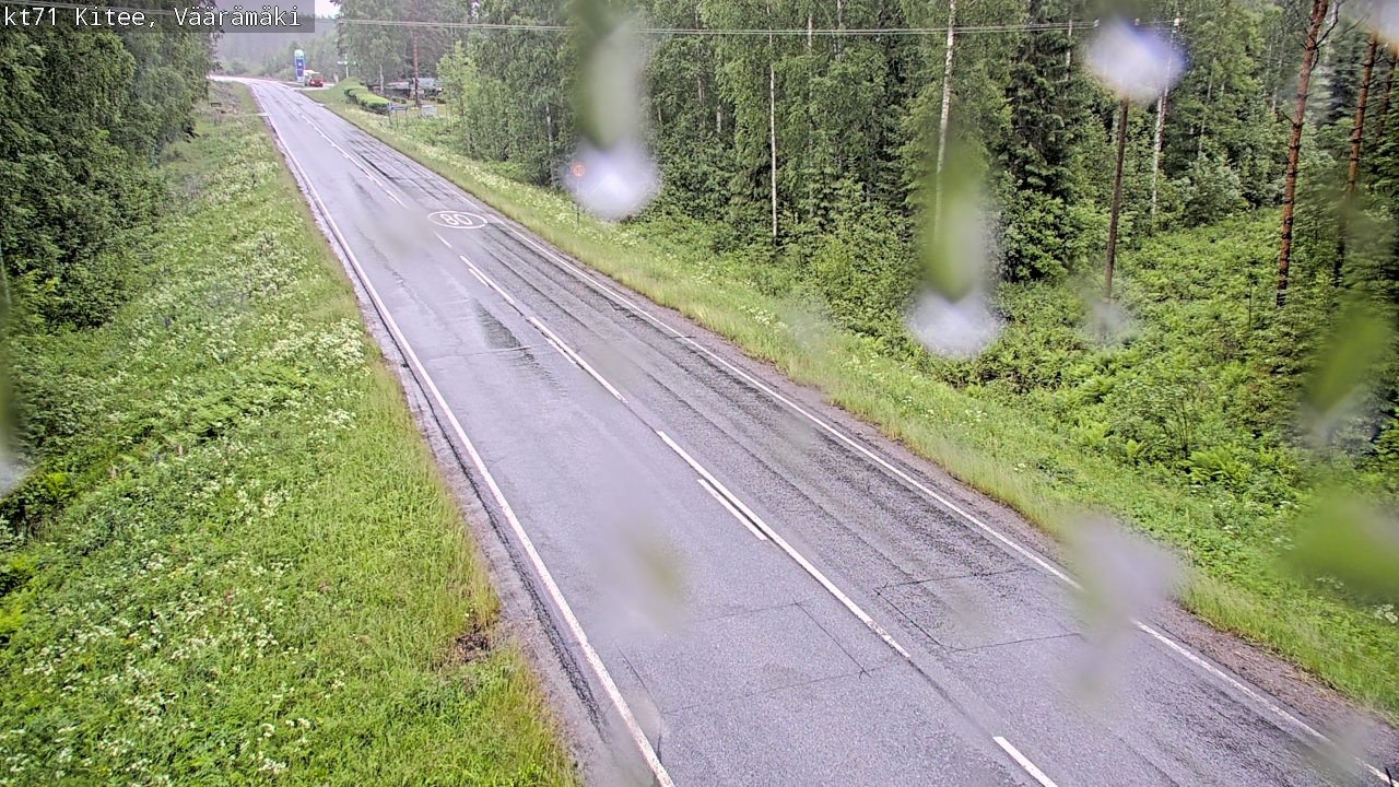 Kelikamerat Kuva Tie 71 Kitee, Väärämäki, Kitee, Pohjois-Karjala