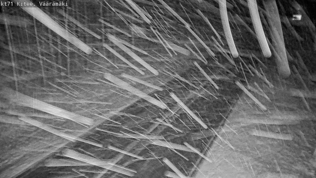 Weather Camera Image Väg 71 Väärämäki, Kitee, Pohjois-Karjala
