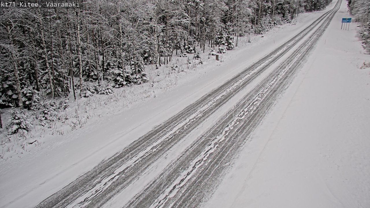 Kelikamerat Kuva Tie 71 Kitee, Väärämäki, Kitee, Pohjois-Karjala