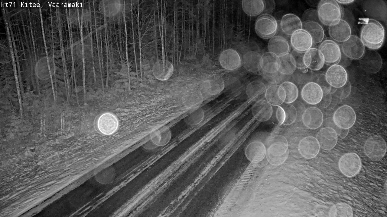 Weather Camera Image Väg 71 Väärämäki, Kitee, Pohjois-Karjala