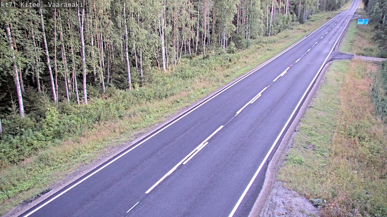 Kelikamerat Kuva Tie 71 Kitee, Väärämäki, Kitee, Pohjois-Karjala