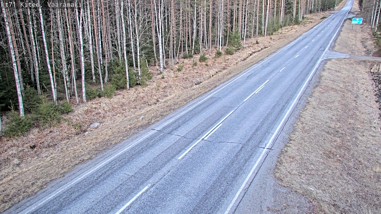Kelikamerat Kuva Tie 71 Kitee, Väärämäki, Kitee, Pohjois-Karjala