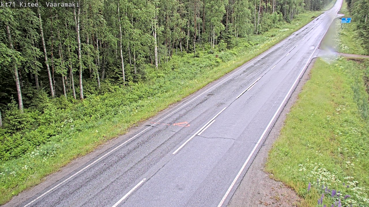 Kelikamerat Kuva Tie 71 Kitee, Väärämäki, Kitee, Pohjois-Karjala