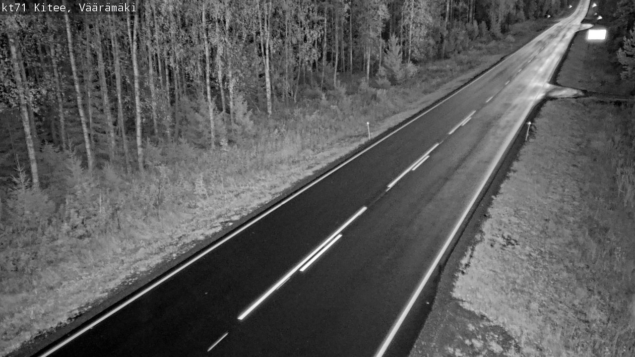 Kelikamerat Kuva Tie 71 Kitee, Väärämäki, Kitee, Pohjois-Karjala