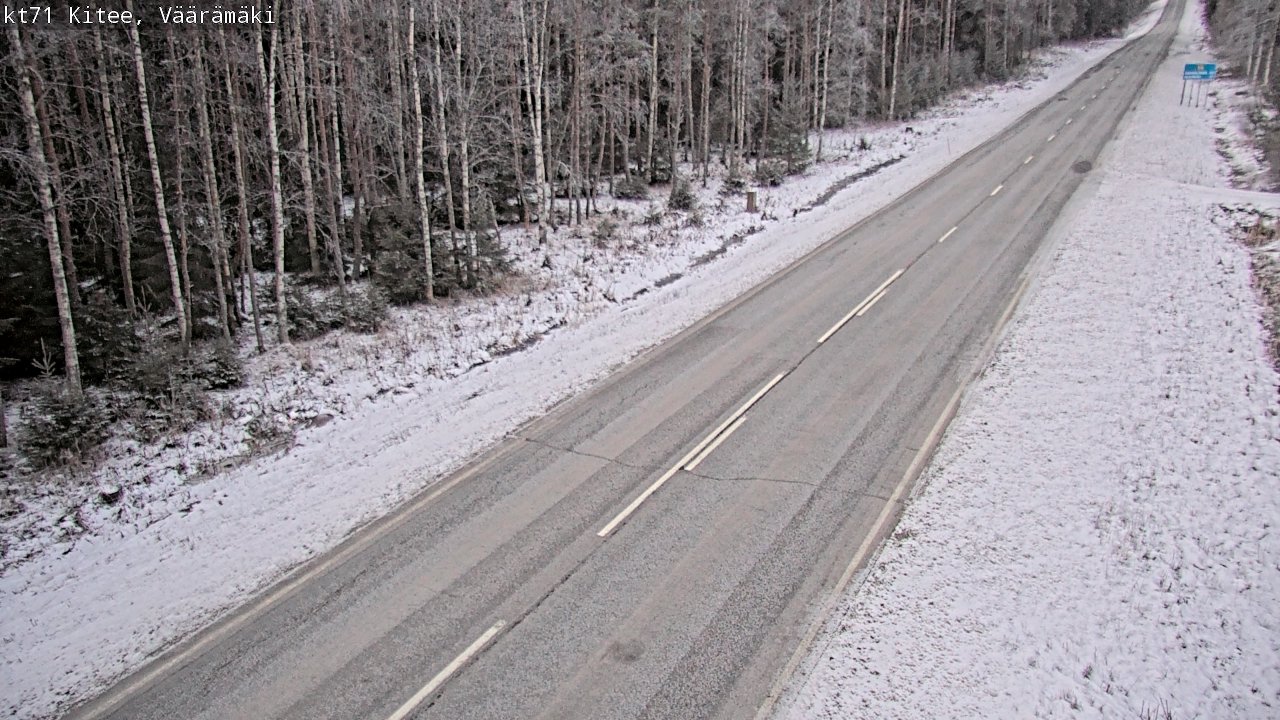 Kelikamerat Kuva Tie 71 Kitee, Väärämäki, Kitee, Pohjois-Karjala