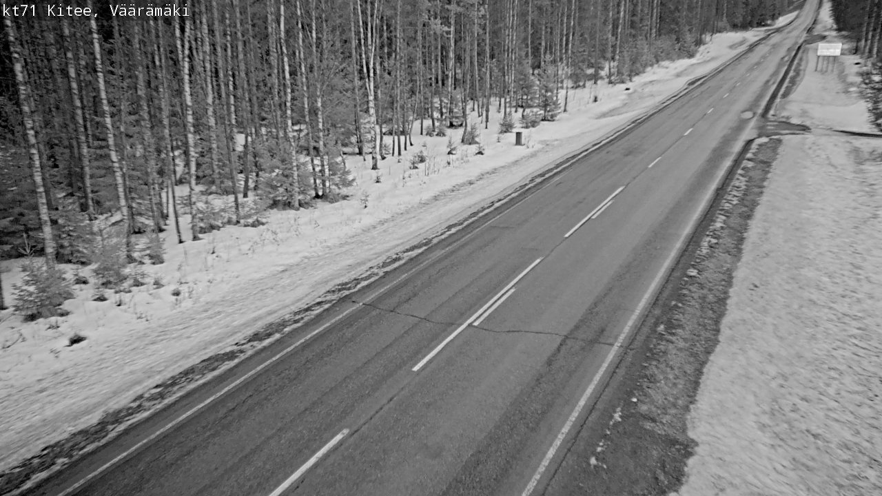 Kelikamerat Kuva Tie 71 Kitee, Väärämäki, Kitee, Pohjois-Karjala