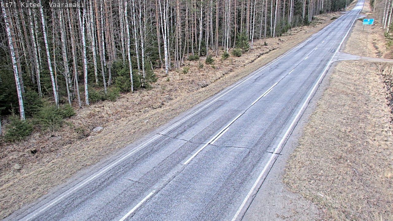 Kelikamerat Kuva Tie 71 Kitee, Väärämäki, Kitee, Pohjois-Karjala