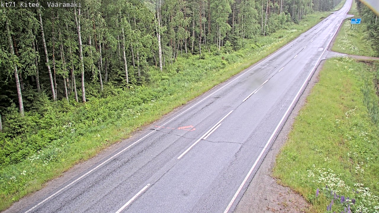 Kelikamerat Kuva Tie 71 Kitee, Väärämäki, Kitee, Pohjois-Karjala