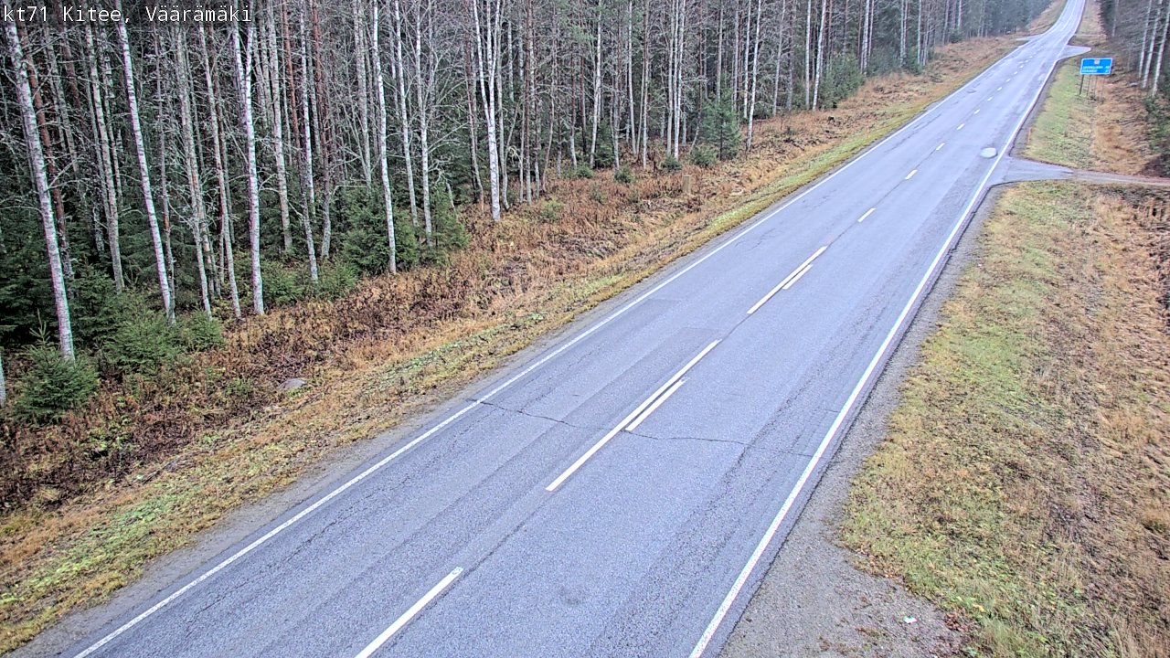 Kelikamerat Kuva Tie 71 Kitee, Väärämäki, Kitee, Pohjois-Karjala