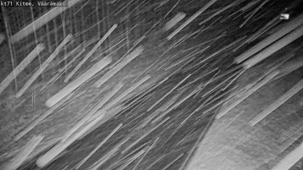 Weather Camera Image Väg 71 Väärämäki, Kitee, Pohjois-Karjala