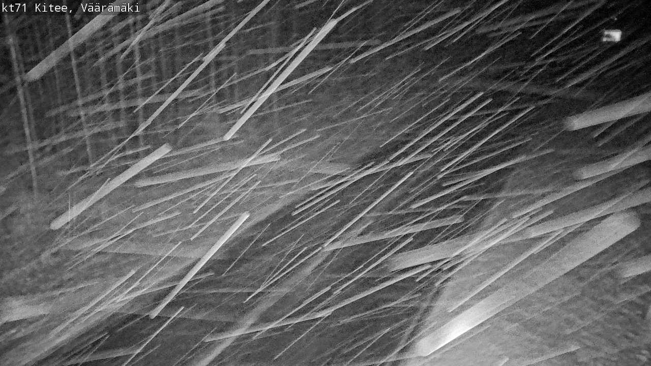Weather Camera Image Väg 71 Väärämäki, Kitee, Pohjois-Karjala
