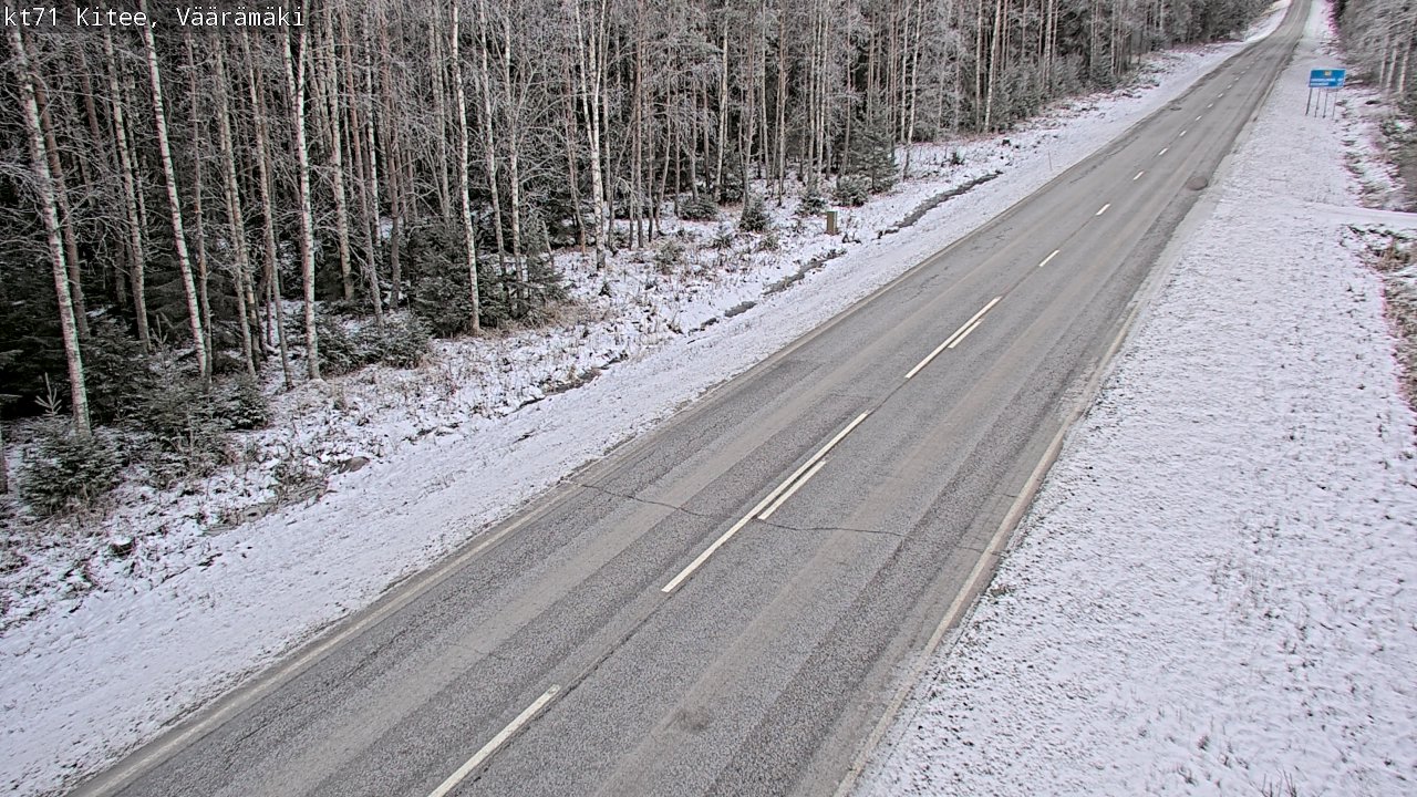 Kelikamerat Kuva Tie 71 Kitee, Väärämäki, Kitee, Pohjois-Karjala