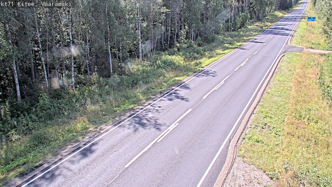 Kelikamerat Kuva Tie 71 Kitee, Väärämäki, Kitee, Pohjois-Karjala