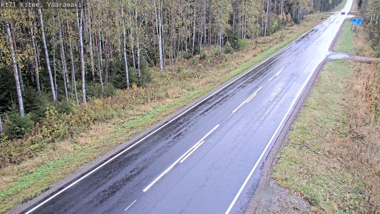 Kelikamerat Kuva Tie 71 Kitee, Väärämäki, Kitee, Pohjois-Karjala