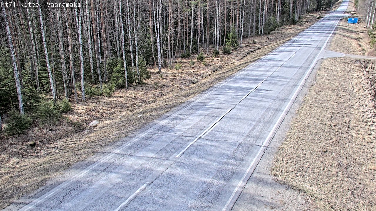 Kelikamerat Kuva Tie 71 Kitee, Väärämäki, Kitee, Pohjois-Karjala