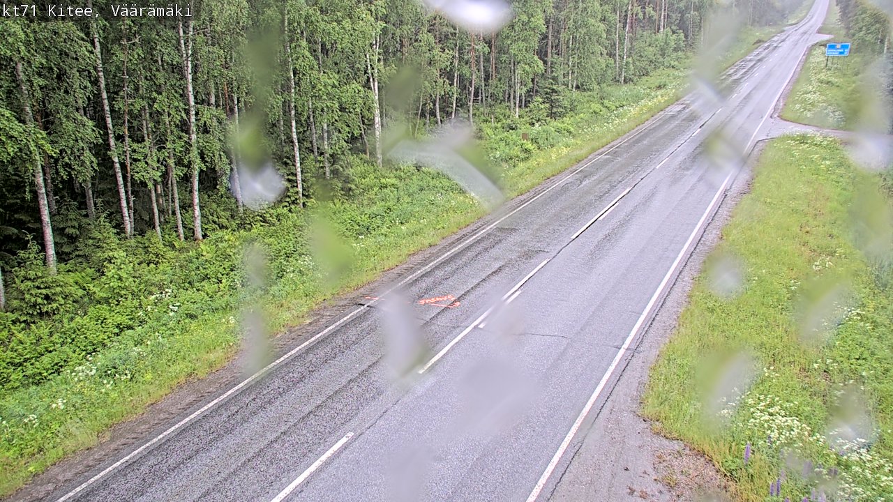 Kelikamerat Kuva Tie 71 Kitee, Väärämäki, Kitee, Pohjois-Karjala