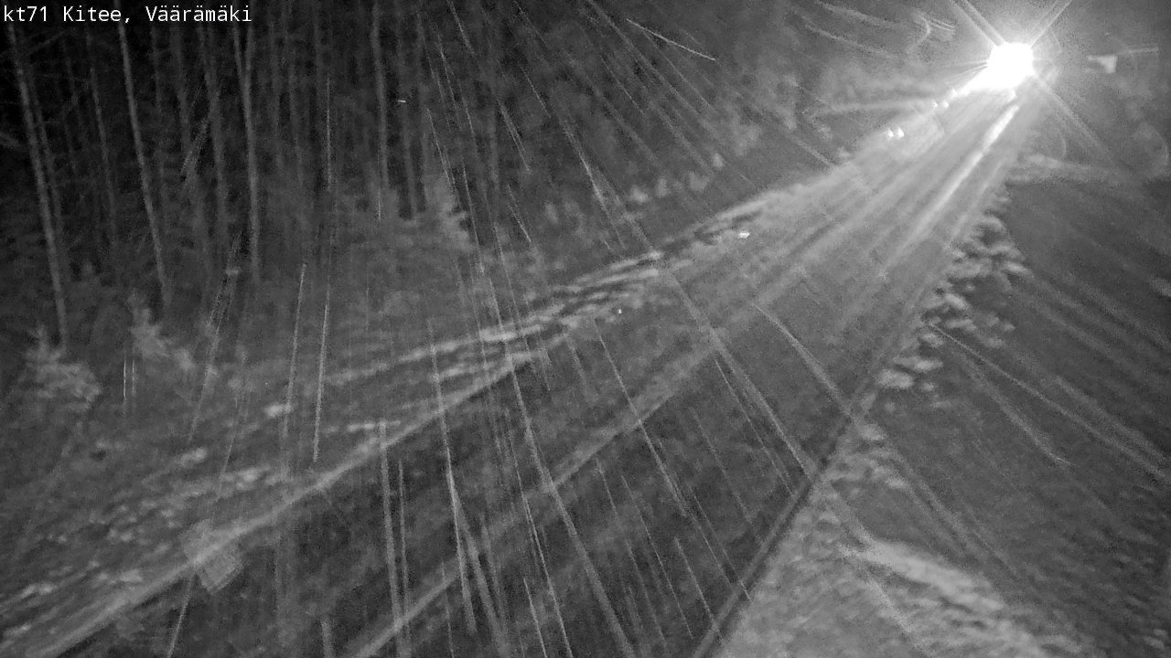 Weather Camera Image Väg 71 Väärämäki, Kitee, Pohjois-Karjala