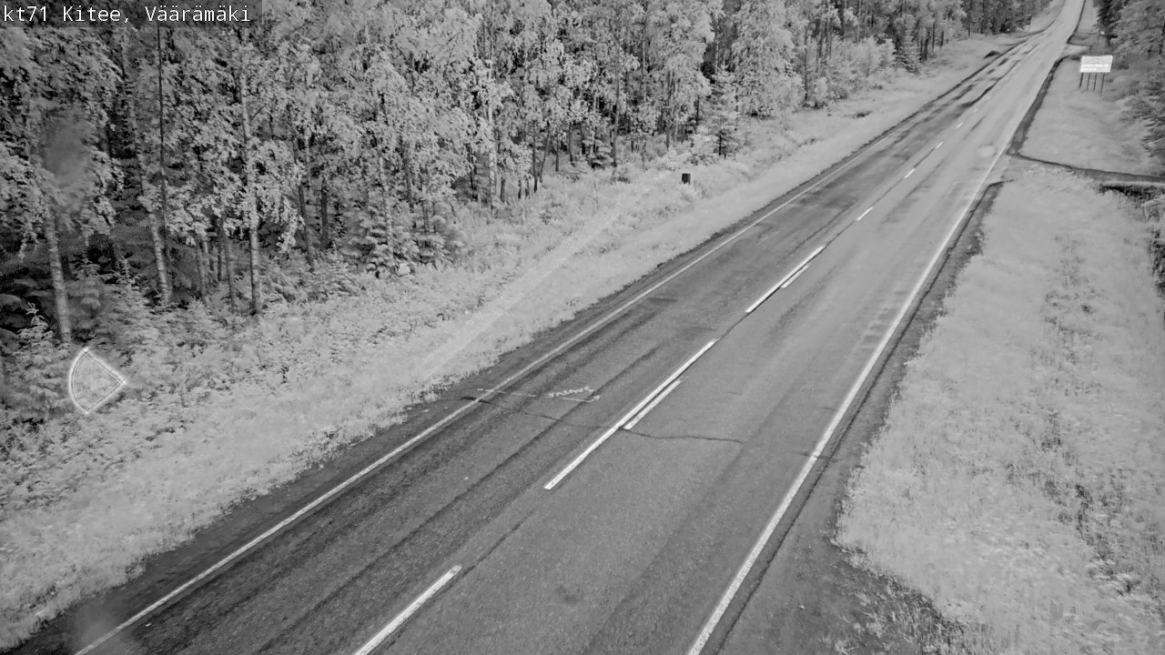Kelikamerat Kuva Tie 71 Kitee, Väärämäki, Kitee, Pohjois-Karjala