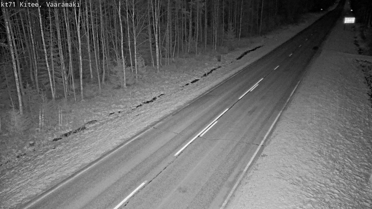 Kelikamerat Kuva Tie 71 Kitee, Väärämäki, Kitee, Pohjois-Karjala