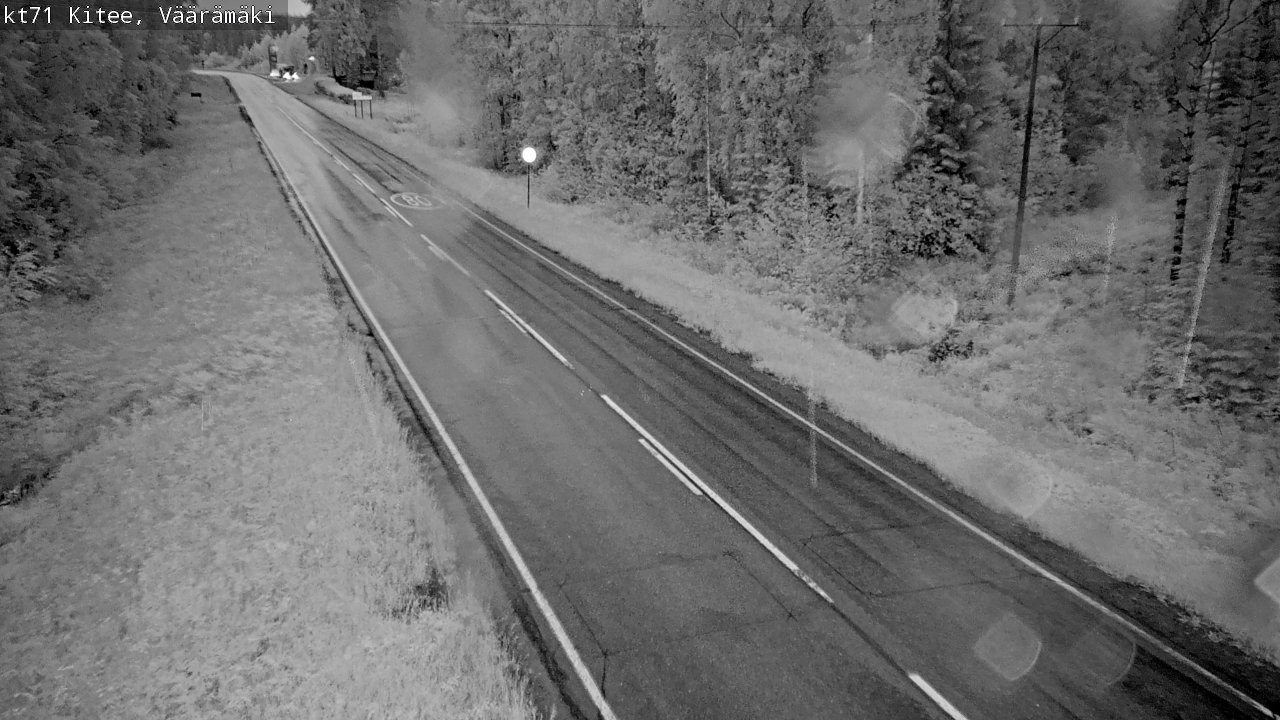 Kelikamerat Kuva Tie 71 Kitee, Väärämäki, Kitee, Pohjois-Karjala