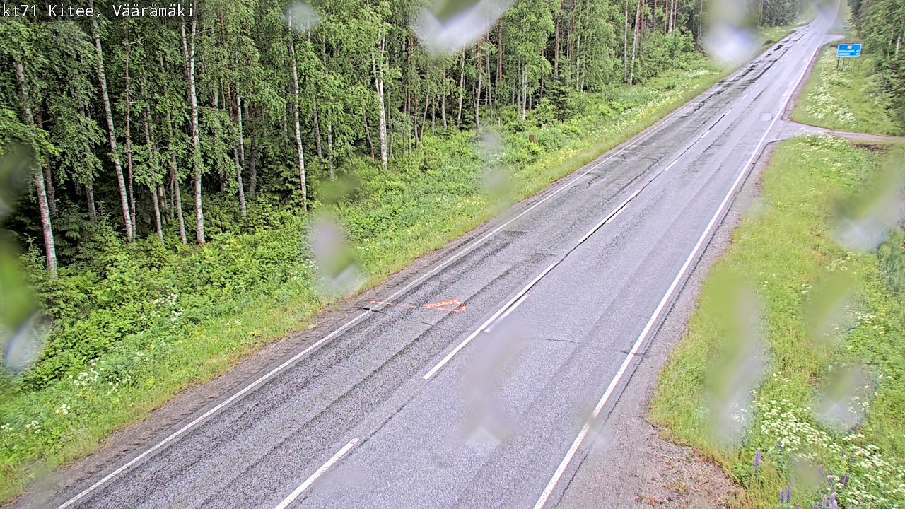 Kelikamerat Kuva Tie 71 Kitee, Väärämäki, Kitee, Pohjois-Karjala