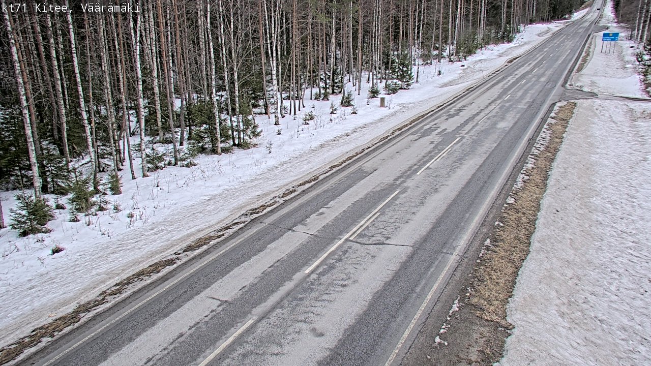 Kelikamerat Kuva Tie 71 Kitee, Väärämäki, Kitee, Pohjois-Karjala