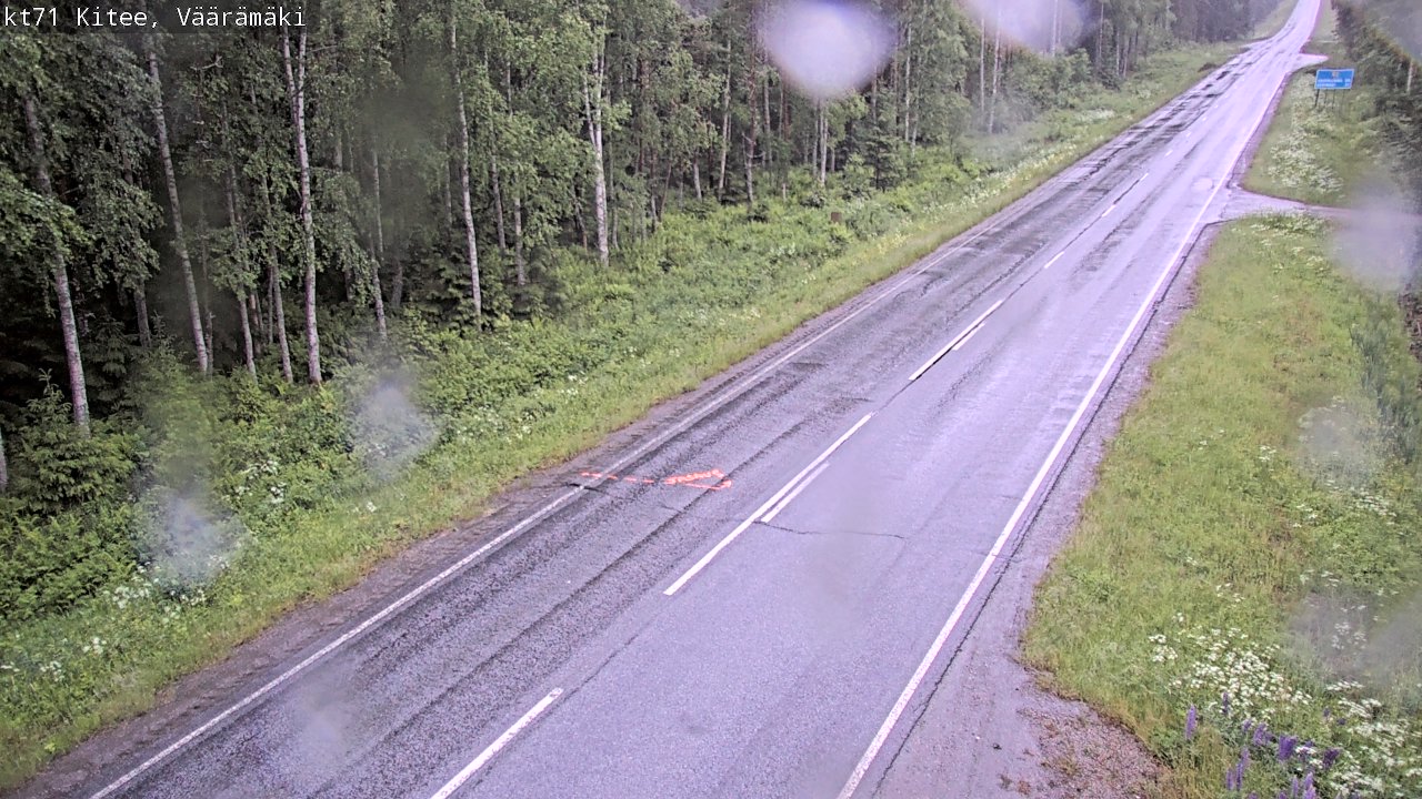 Kelikamerat Kuva Tie 71 Kitee, Väärämäki, Kitee, Pohjois-Karjala
