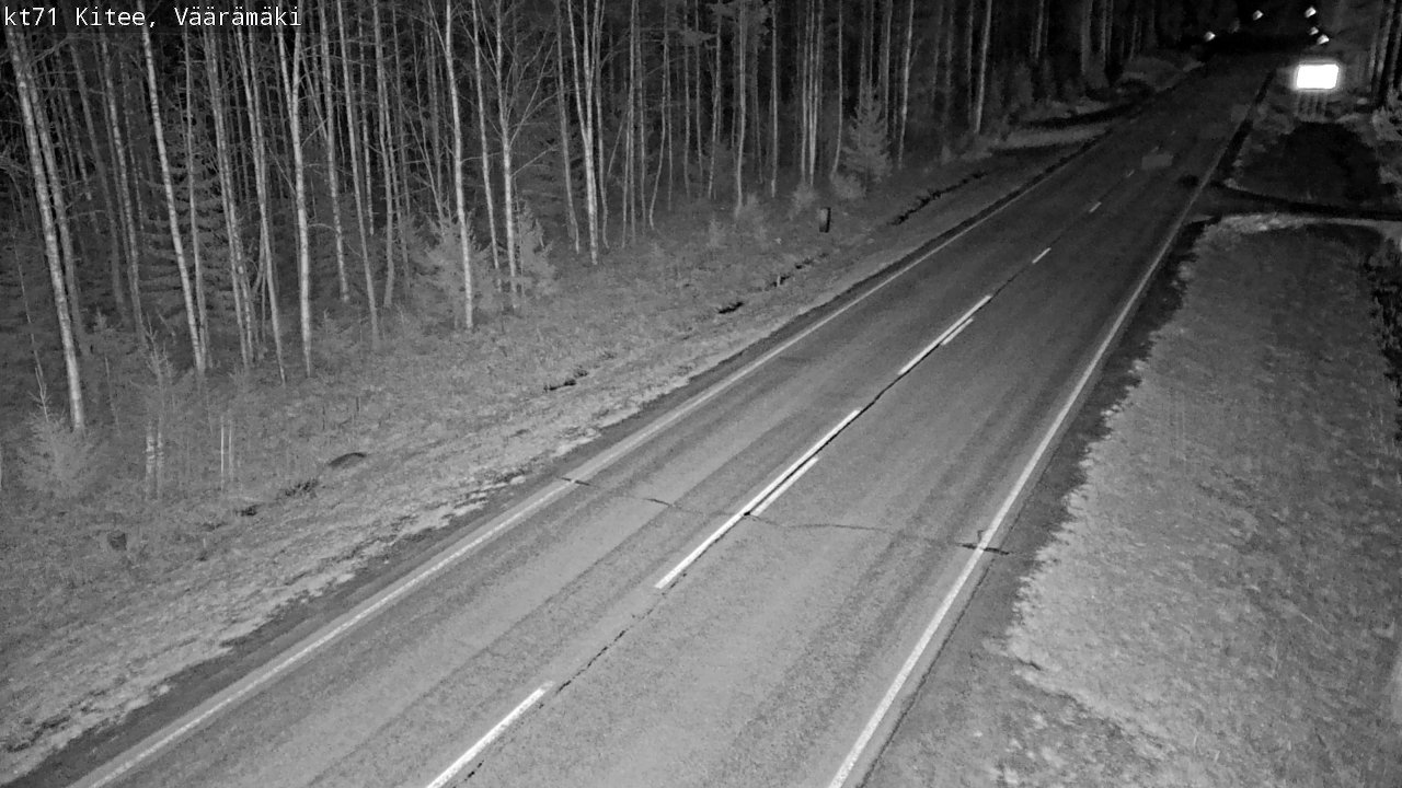 Kelikamerat Kuva Tie 71 Kitee, Väärämäki, Kitee, Pohjois-Karjala