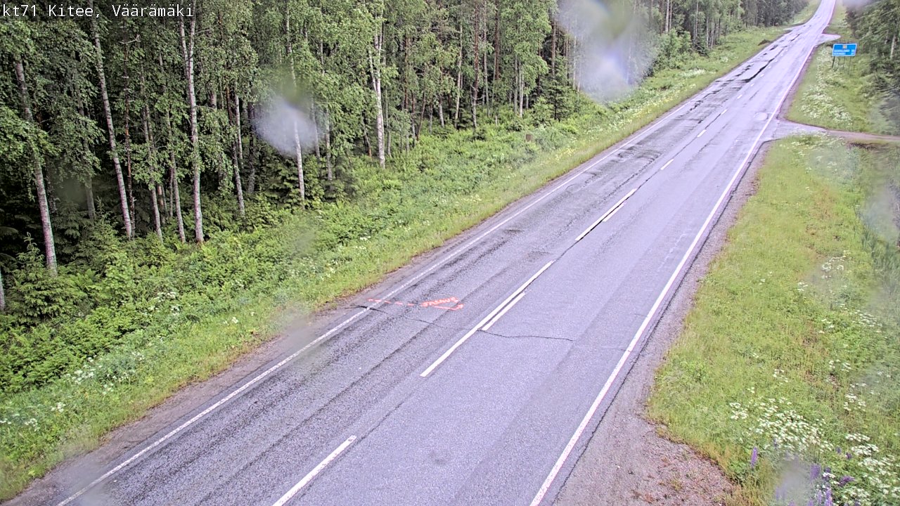 Kelikamerat Kuva Tie 71 Kitee, Väärämäki, Kitee, Pohjois-Karjala