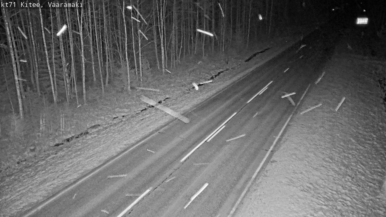 Kelikamerat Kuva Tie 71 Kitee, Väärämäki, Kitee, Pohjois-Karjala