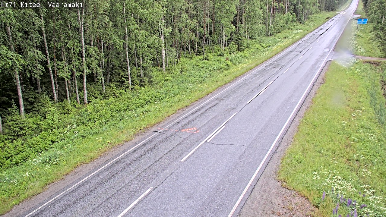 Kelikamerat Kuva Tie 71 Kitee, Väärämäki, Kitee, Pohjois-Karjala