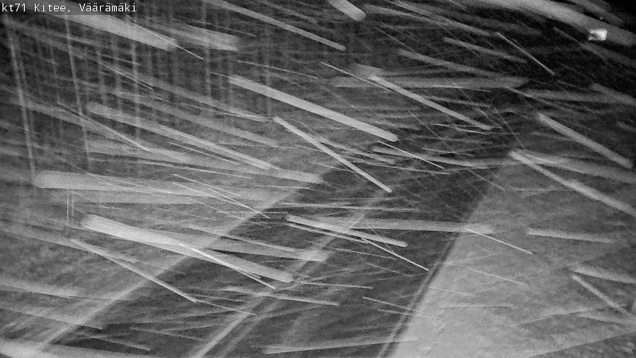 Weather Camera Image Väg 71 Väärämäki, Kitee, Pohjois-Karjala