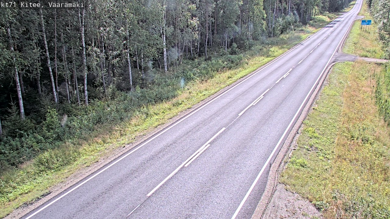 Kelikamerat Kuva Tie 71 Kitee, Väärämäki, Kitee, Pohjois-Karjala