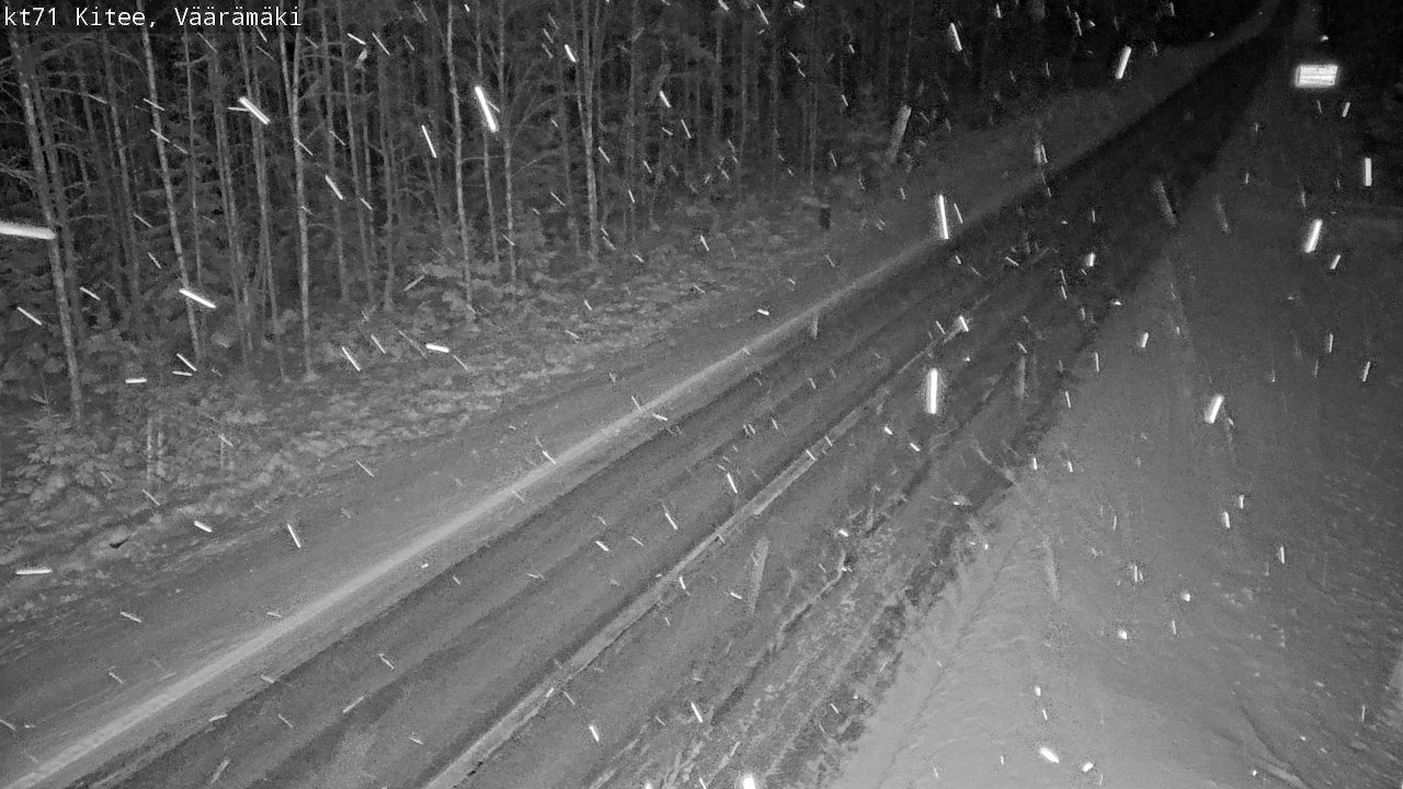 Kelikamerat Kuva Tie 71 Kitee, Väärämäki, Kitee, Pohjois-Karjala