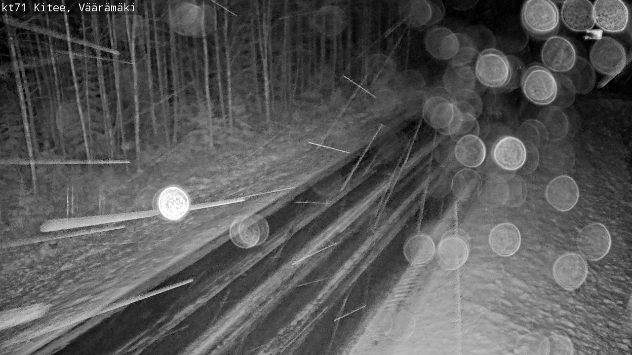 Weather Camera Image Väg 71 Väärämäki, Kitee, Pohjois-Karjala