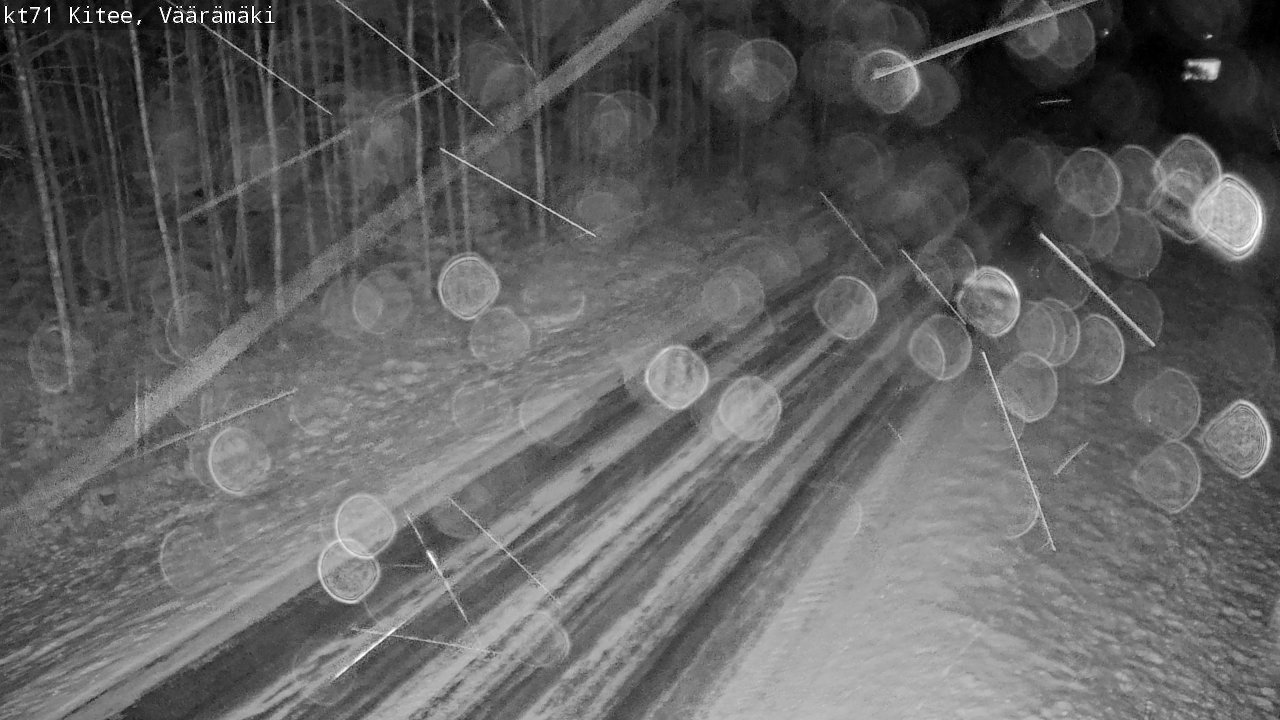 Weather Camera Image Väg 71 Väärämäki, Kitee, Pohjois-Karjala