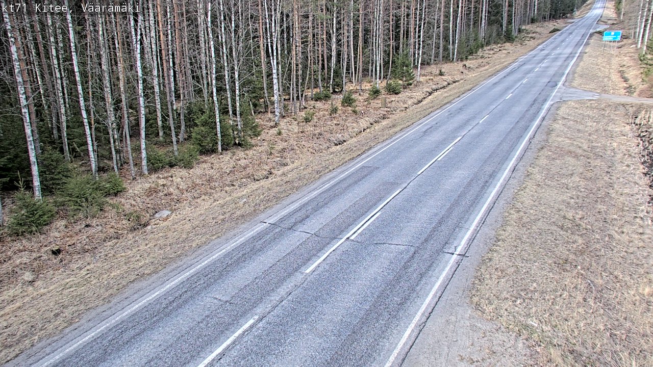 Kelikamerat Kuva Tie 71 Kitee, Väärämäki, Kitee, Pohjois-Karjala