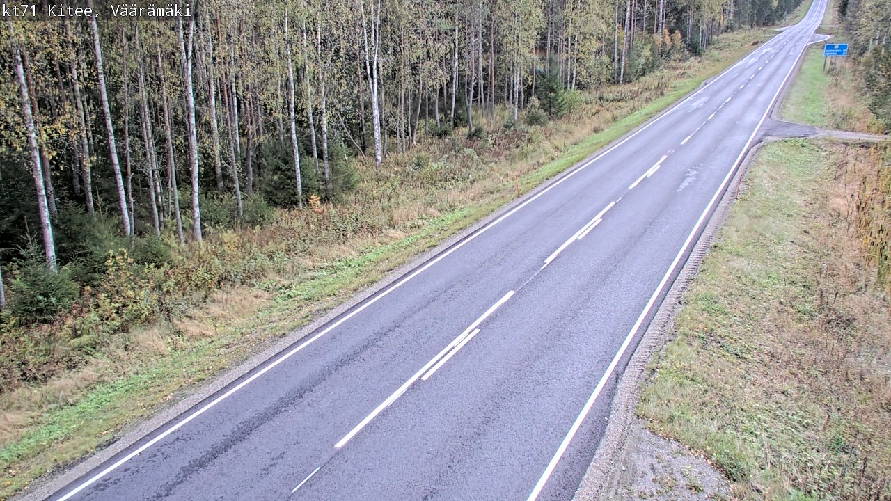 Kelikamerat Kuva Tie 71 Kitee, Väärämäki, Kitee, Pohjois-Karjala
