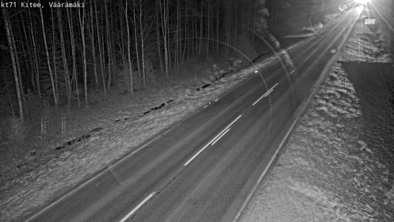 Kelikamerat Kuva Tie 71 Kitee, Väärämäki, Kitee, Pohjois-Karjala