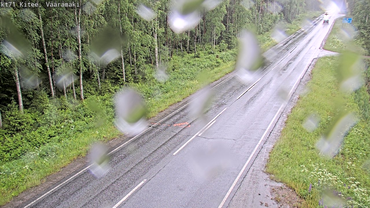 Weather Camera Image Road 71 Väärämäki, Kitee, Pohjois-Karjala