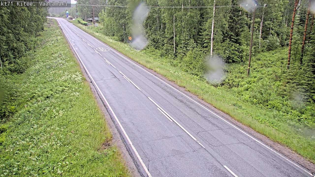 Kelikamerat Kuva Tie 71 Kitee, Väärämäki, Kitee, Pohjois-Karjala